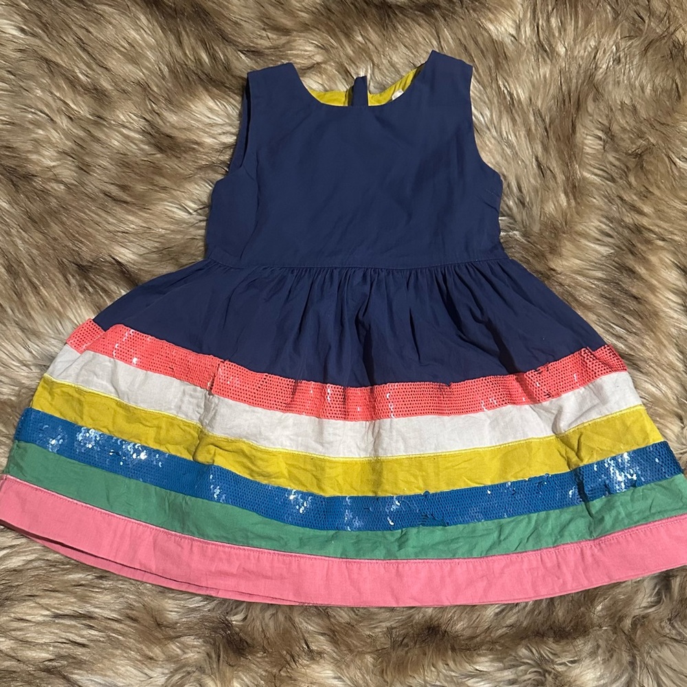 Mini Boden 3-4Y Sequined and Lined Dress